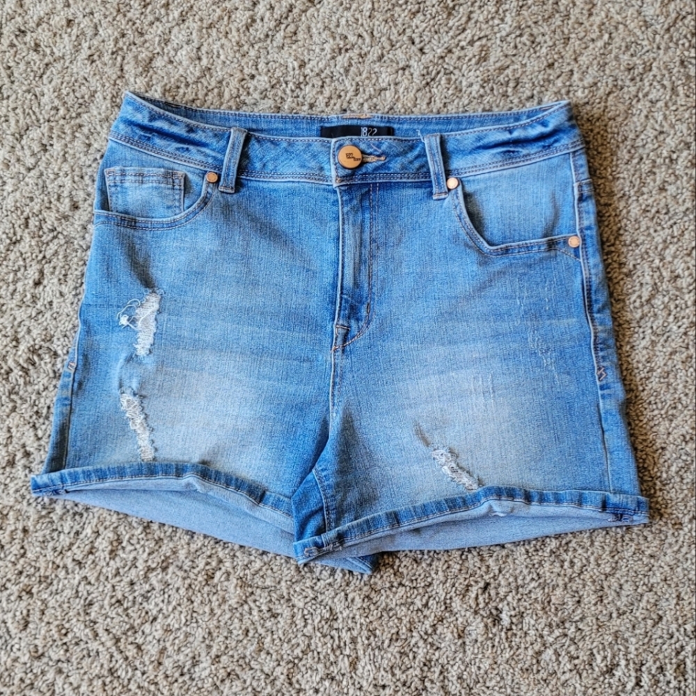 1822 High Rise Denim Shorts